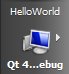 Qt Creator current project icon